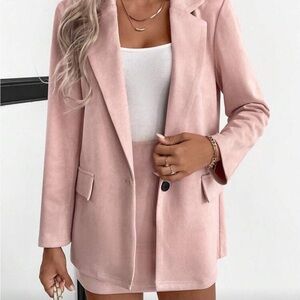 SHEIN Blush Velvet Apparel